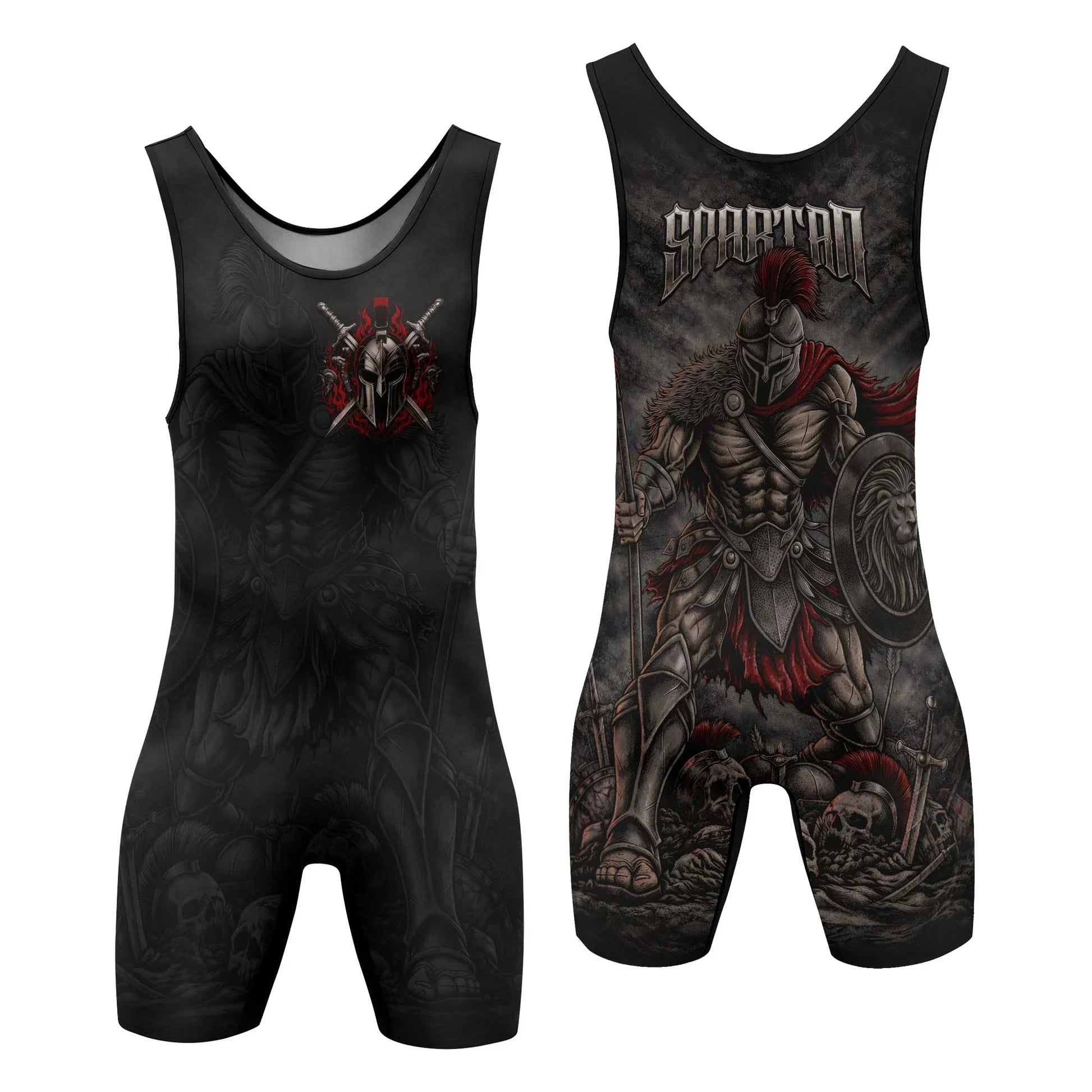 Spartan Rage Wrestling Singlets