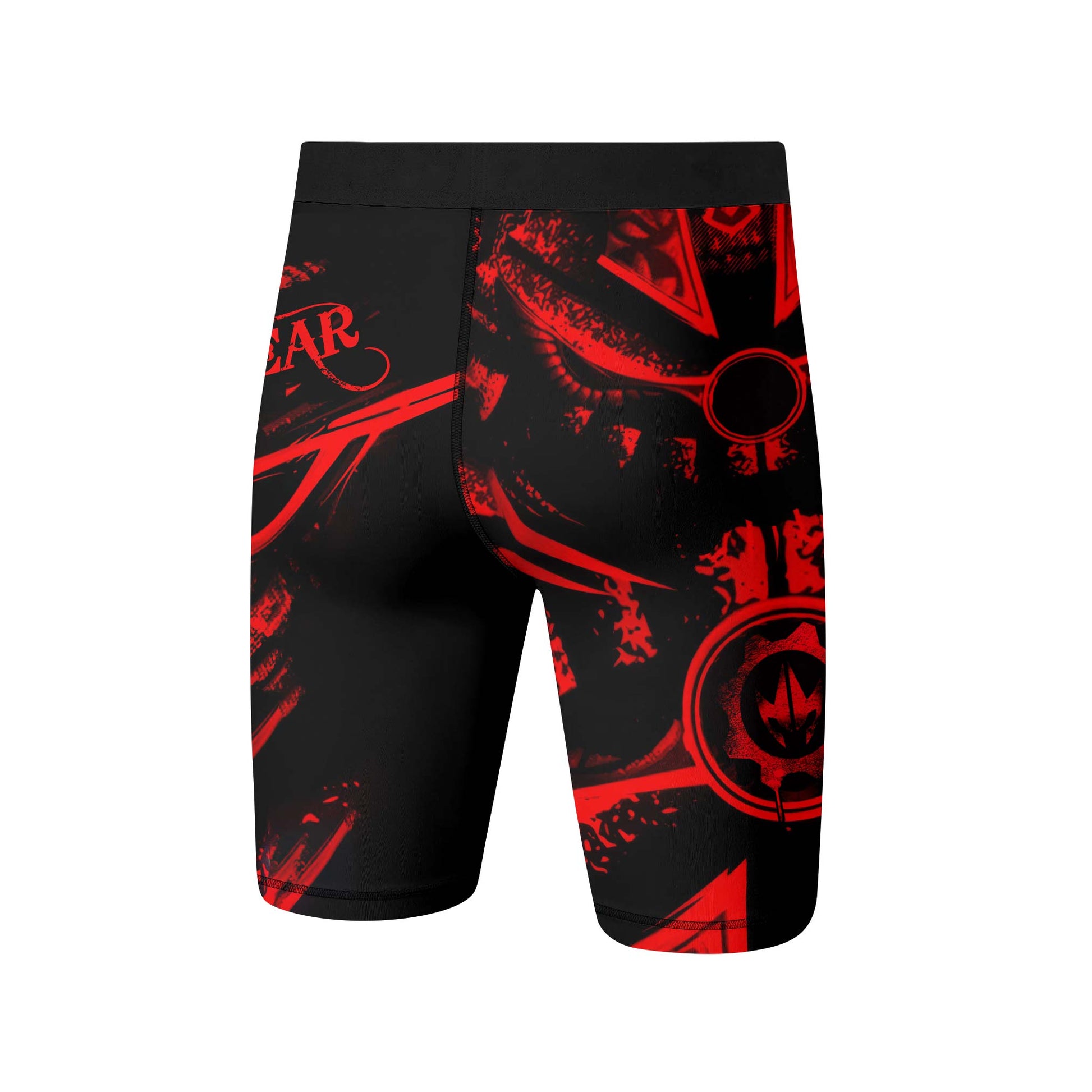 Spartan Red Compression Shorts
