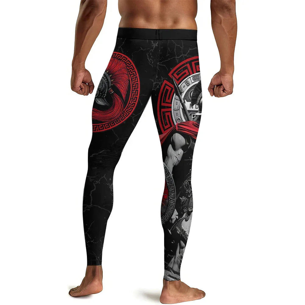 Spartan Warrior Men's Compression Leggings