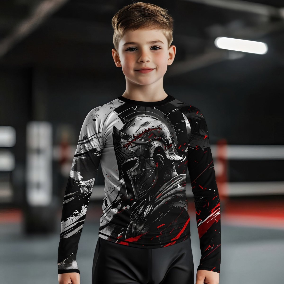 Spartan Warrior Soul Kids Rash Guard - BattleFitGear