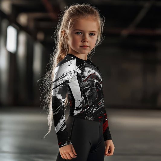 Spartan Warrior Soul Kids Rash Guard - BattleFitGear