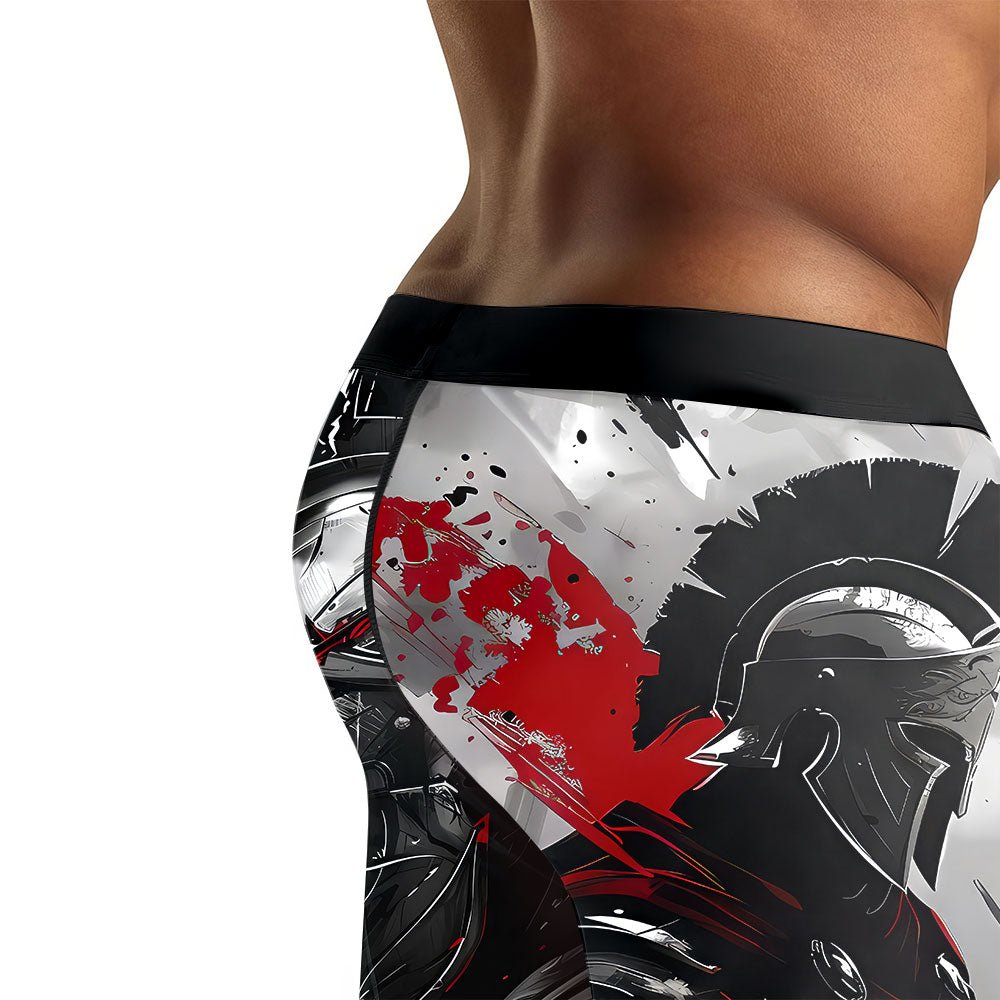 Spartan Warrior Soul Men's Compression Leggings - BattleFitGear