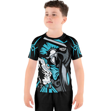 Spartan Warrior Spirit Kids Rash Guard