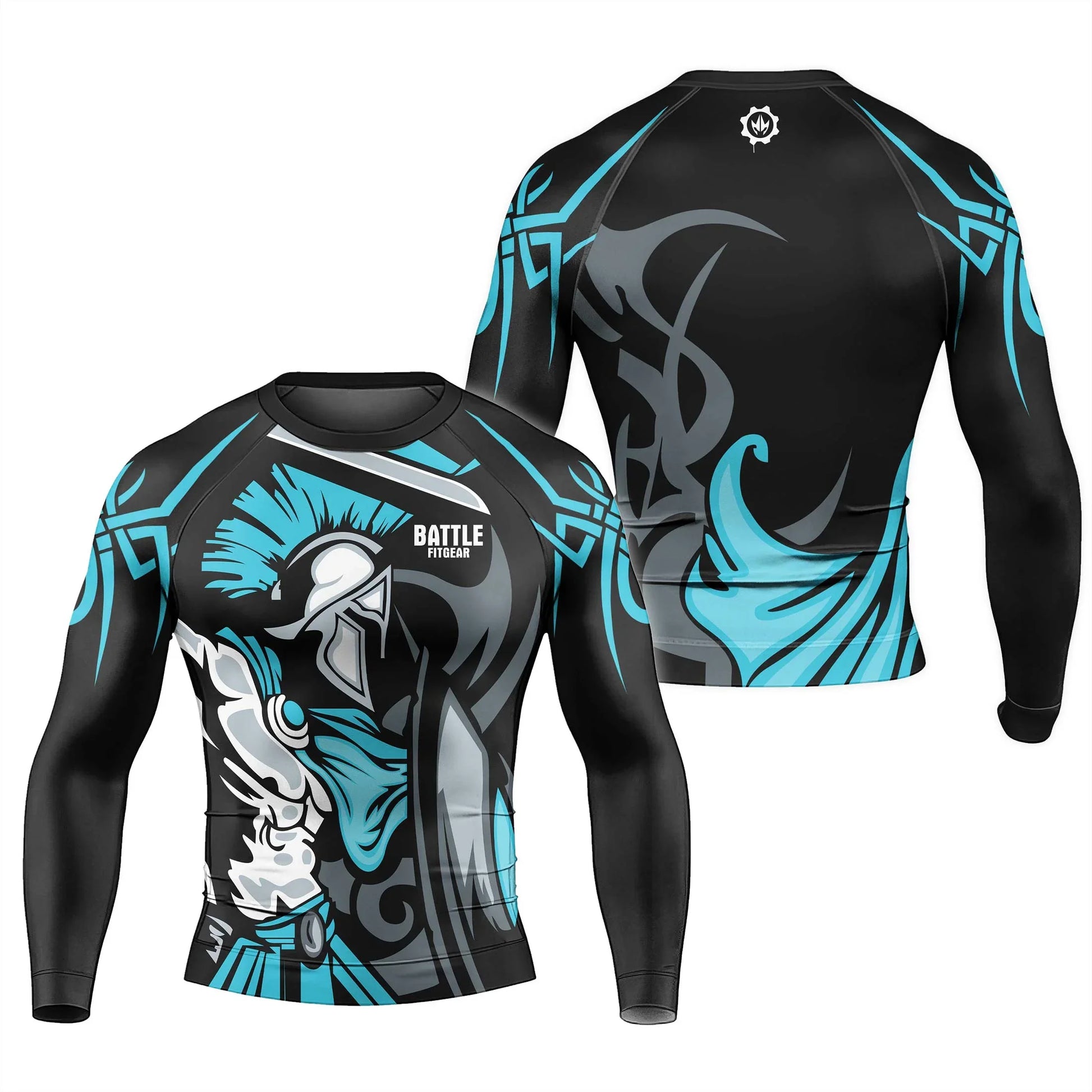 Spartan Warrior Spirit Men's Long Sleeve Rash Guard