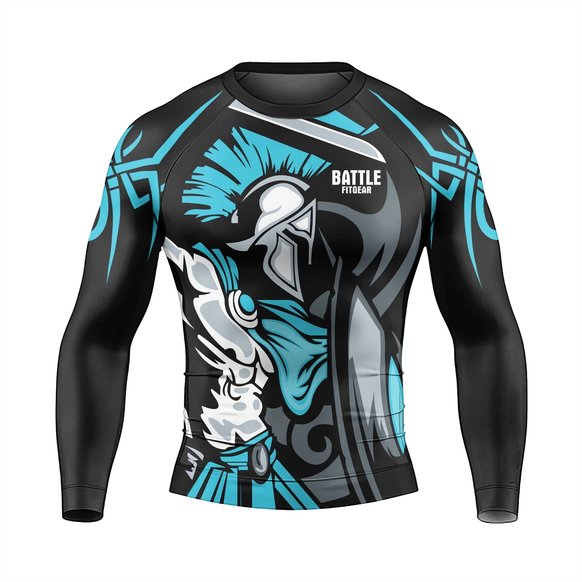 Spartan Warrior Spirit Men's Long Sleeve Rash Guard