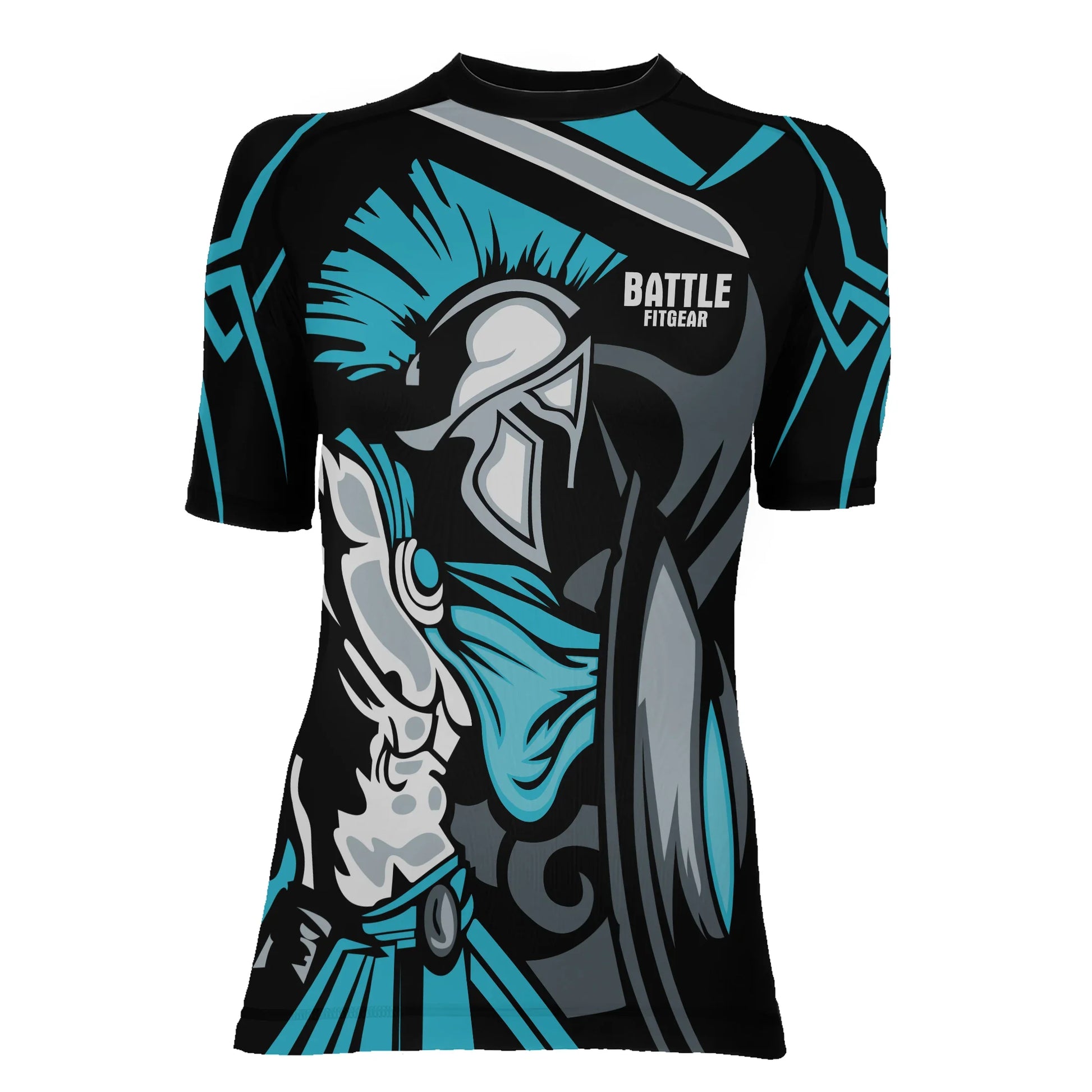 Spartan Warrior Spirit Women's Short Sleeve Rash Guard