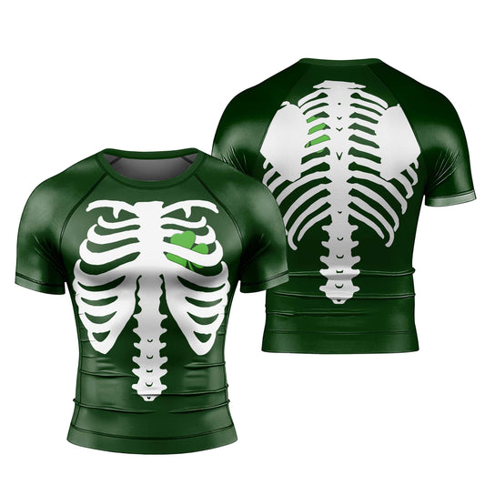 St Patrick's Heart Men's Short Sleeve Rash Guard