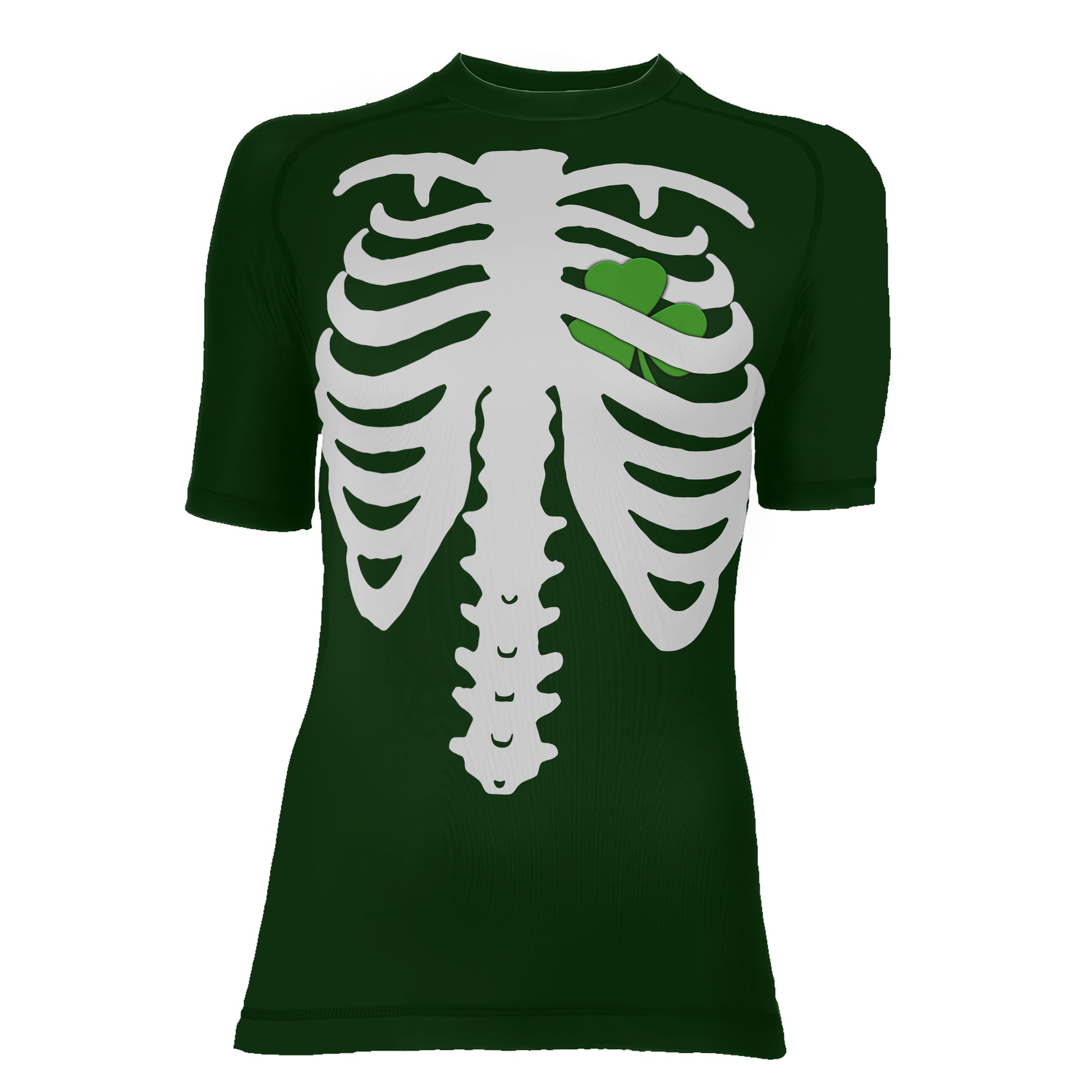 St Patrick's Heart Women's Short Sleeve Rash Guard