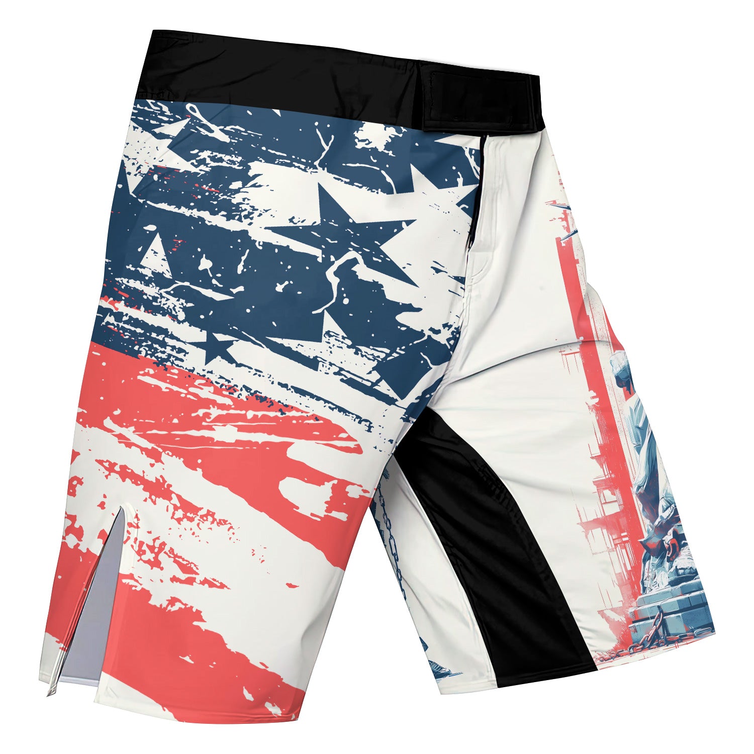 Statue of Liberty in Distress Fight Shorts