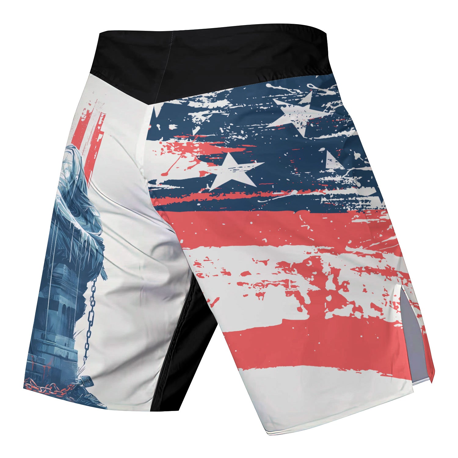 Statue of Liberty in Distress Fight Shorts