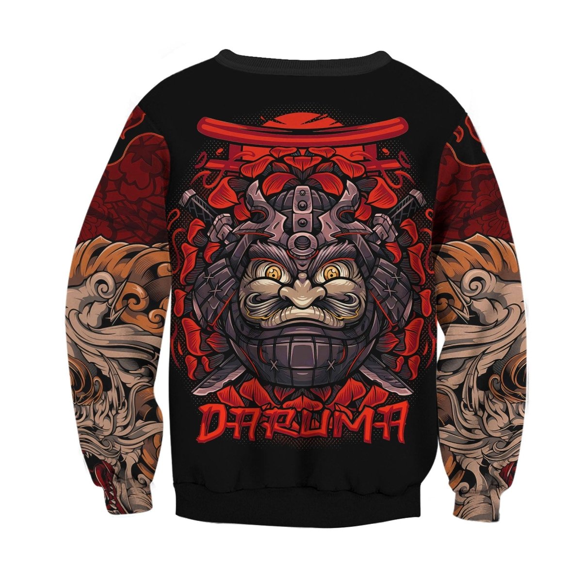 Japanese Daruma Sweatshirt - BattleFitGear