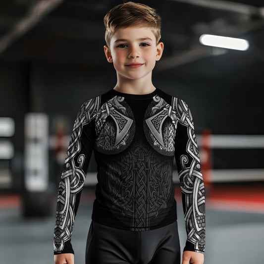 Sword & Shield Viking Kids Rash Guard