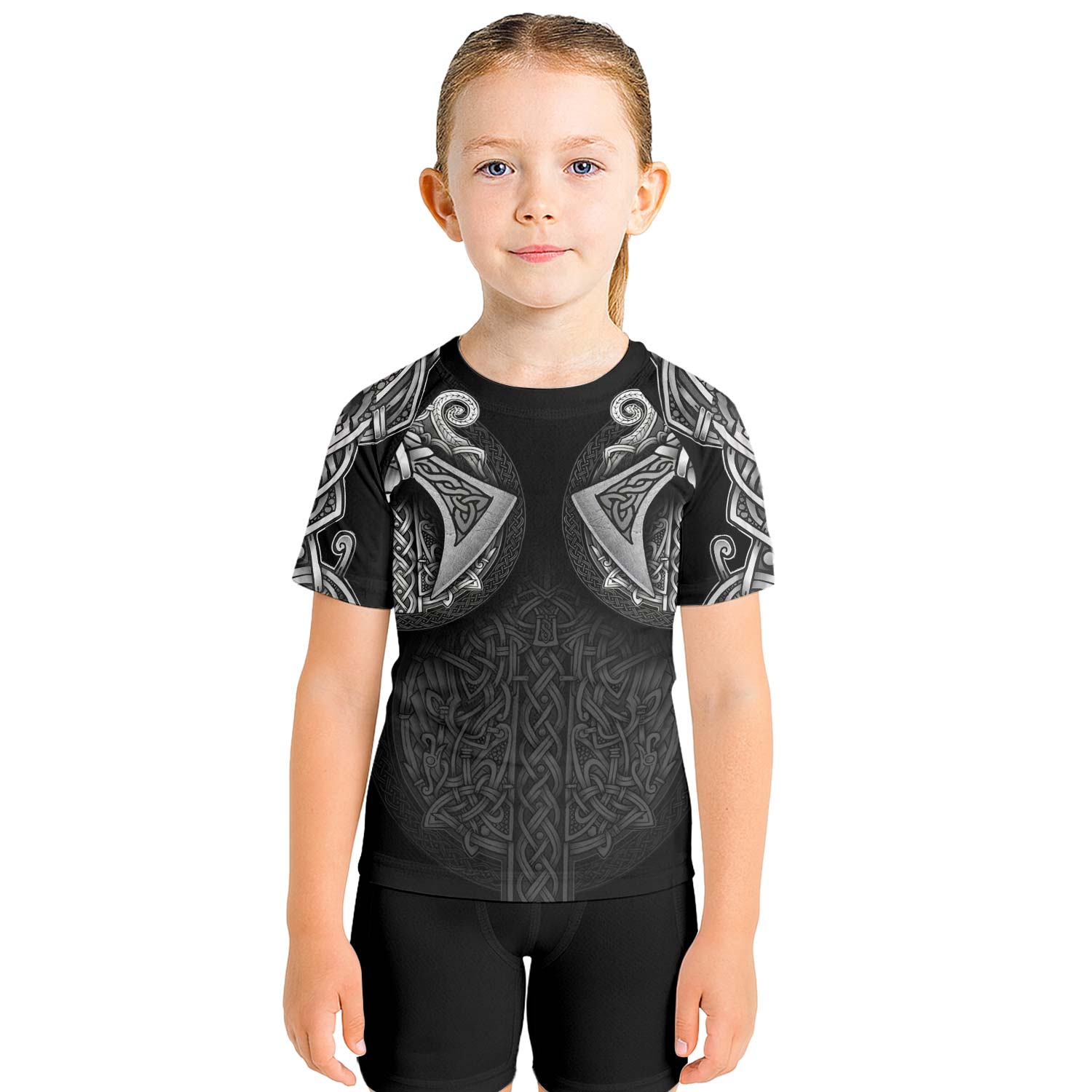 Sword & Shield Viking Kids Rash Guard - BattleFitGear