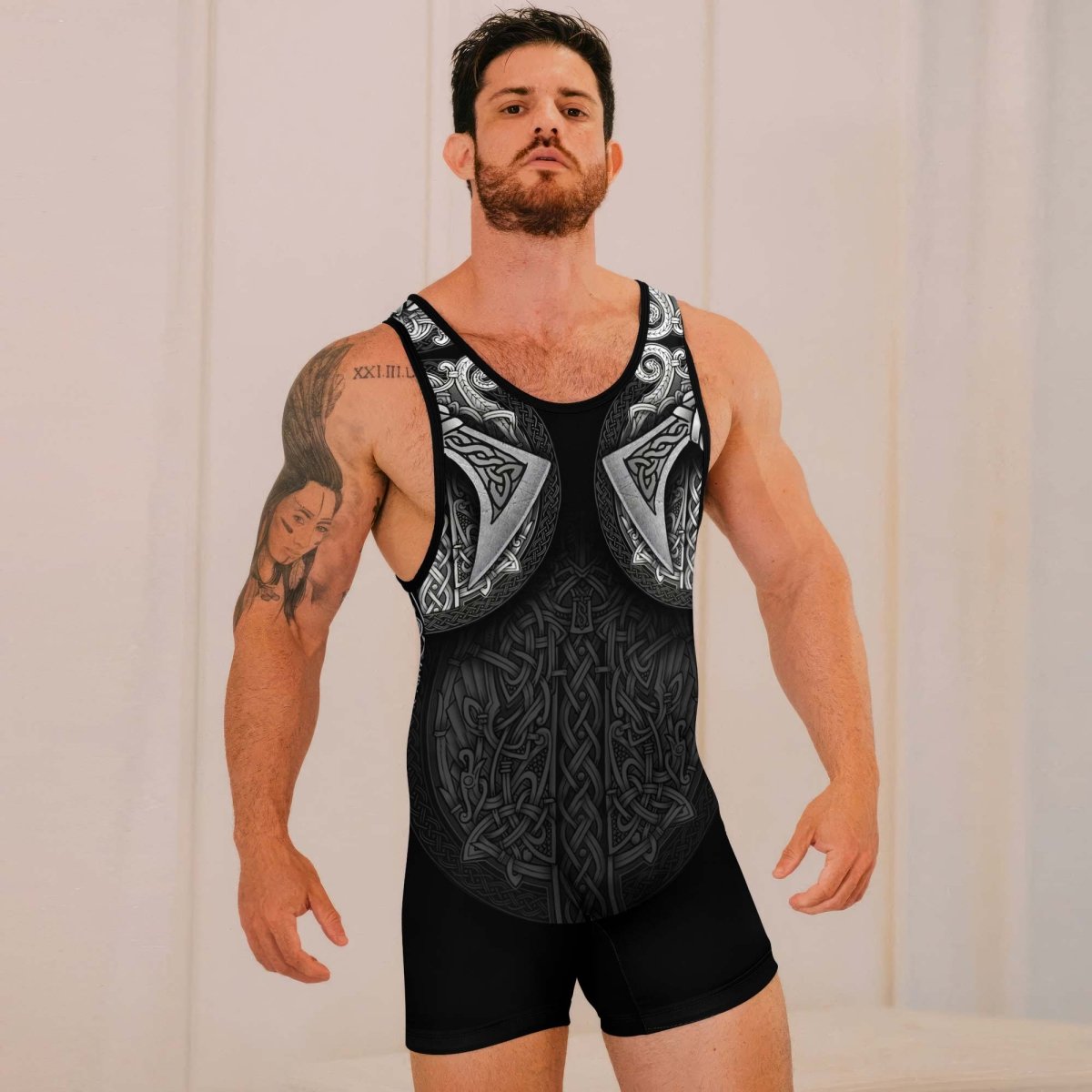 Sword & Shield Viking Wrestling Singlets - BattleFitGear