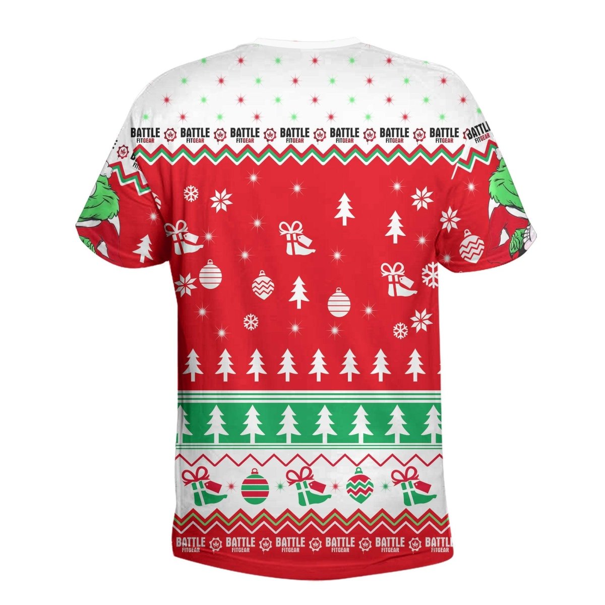 Funny Santa Grinch T - shirt - BattleFitGear