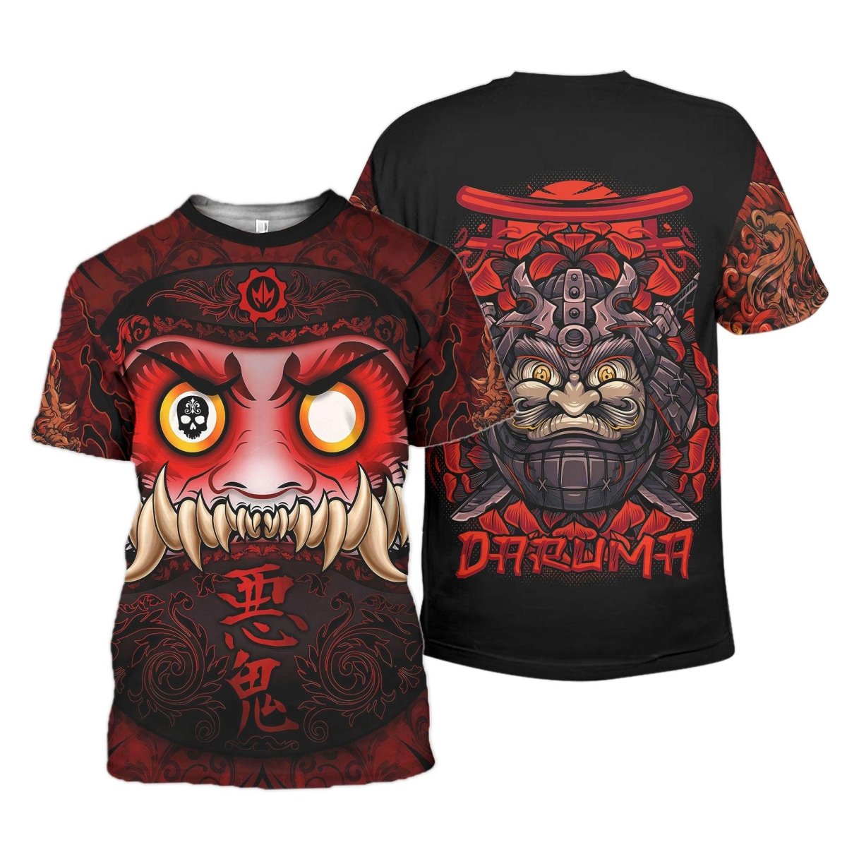 Japanese Daruma T - Shirt - BattleFitGear