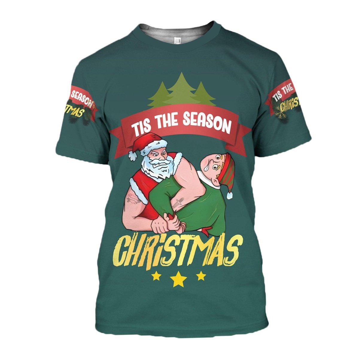 Santa Submission T - Shirt - BattleFitGear