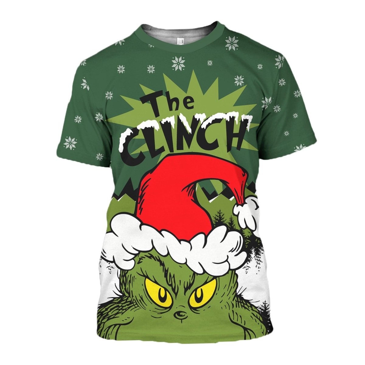 Grinch Santa Clause T - shirt - BattleFitGear