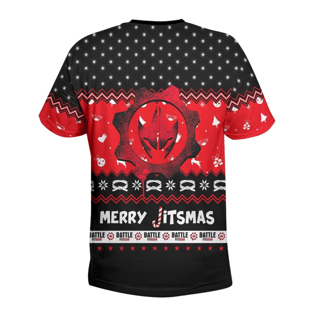 Villain Santa Claus Jitsmas T-shirt - BattleFitGear