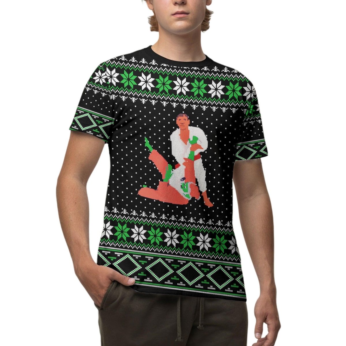 Santa Christmas T - shirt - BattleFitGear