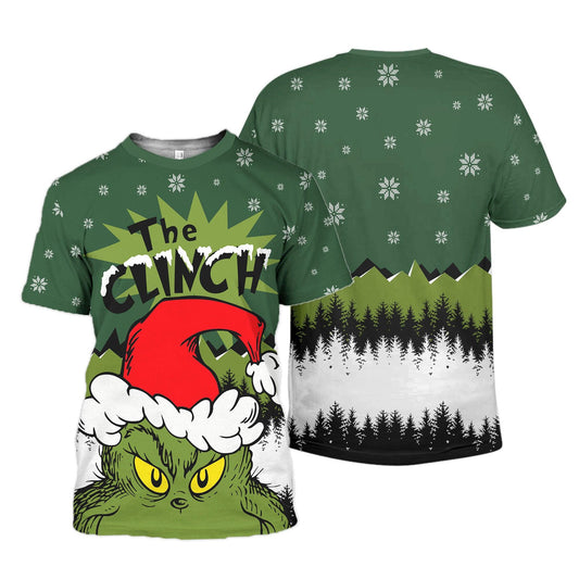 Grinch Santa Clause T-shirt