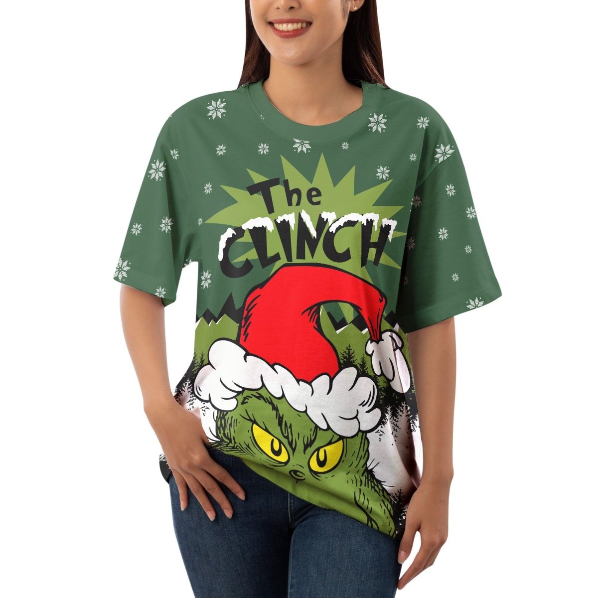 Grinch Santa Clause T - shirt - BattleFitGear