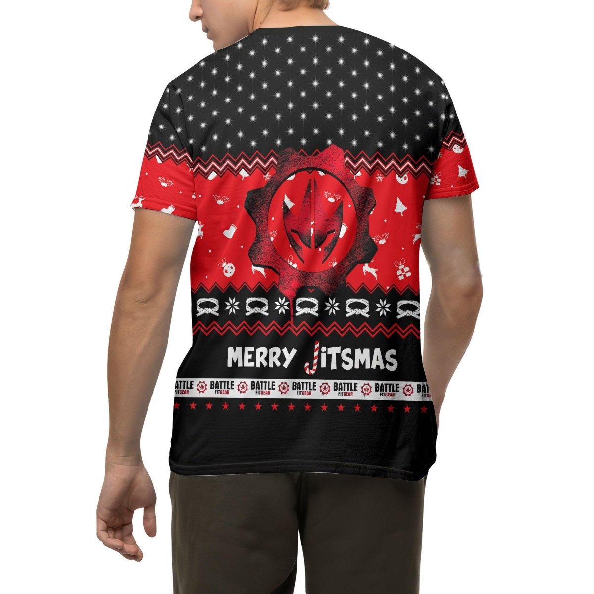 Villain Santa Claus Jitsmas T-shirt - BattleFitGear