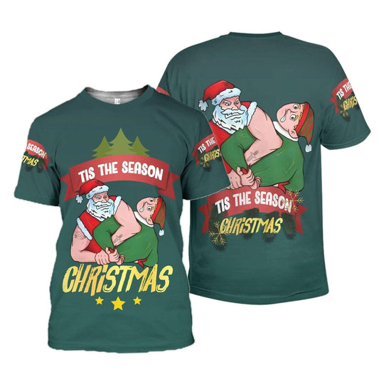 Santa Submission T - Shirt - BattleFitGear