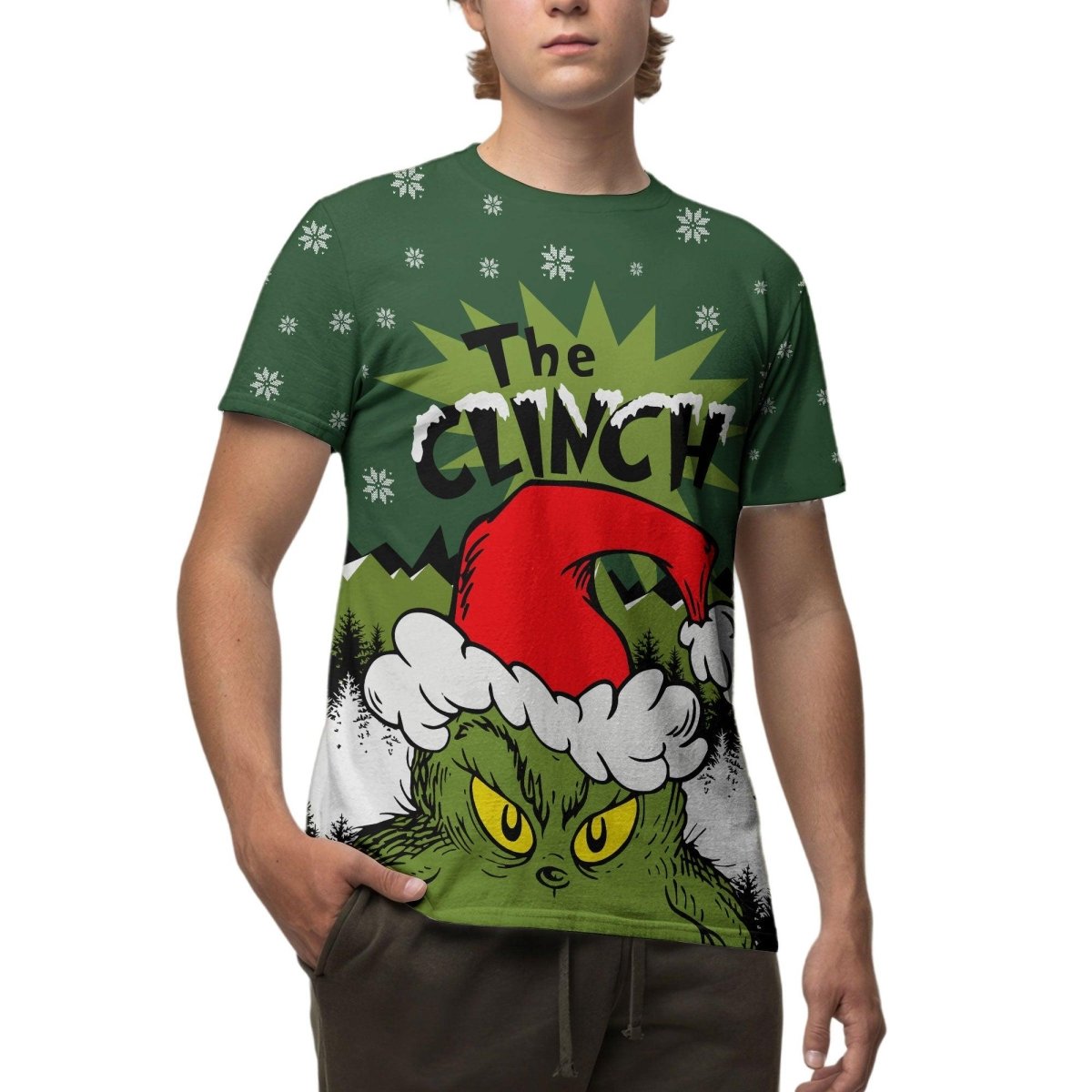 Grinch Santa Clause T - shirt - BattleFitGear