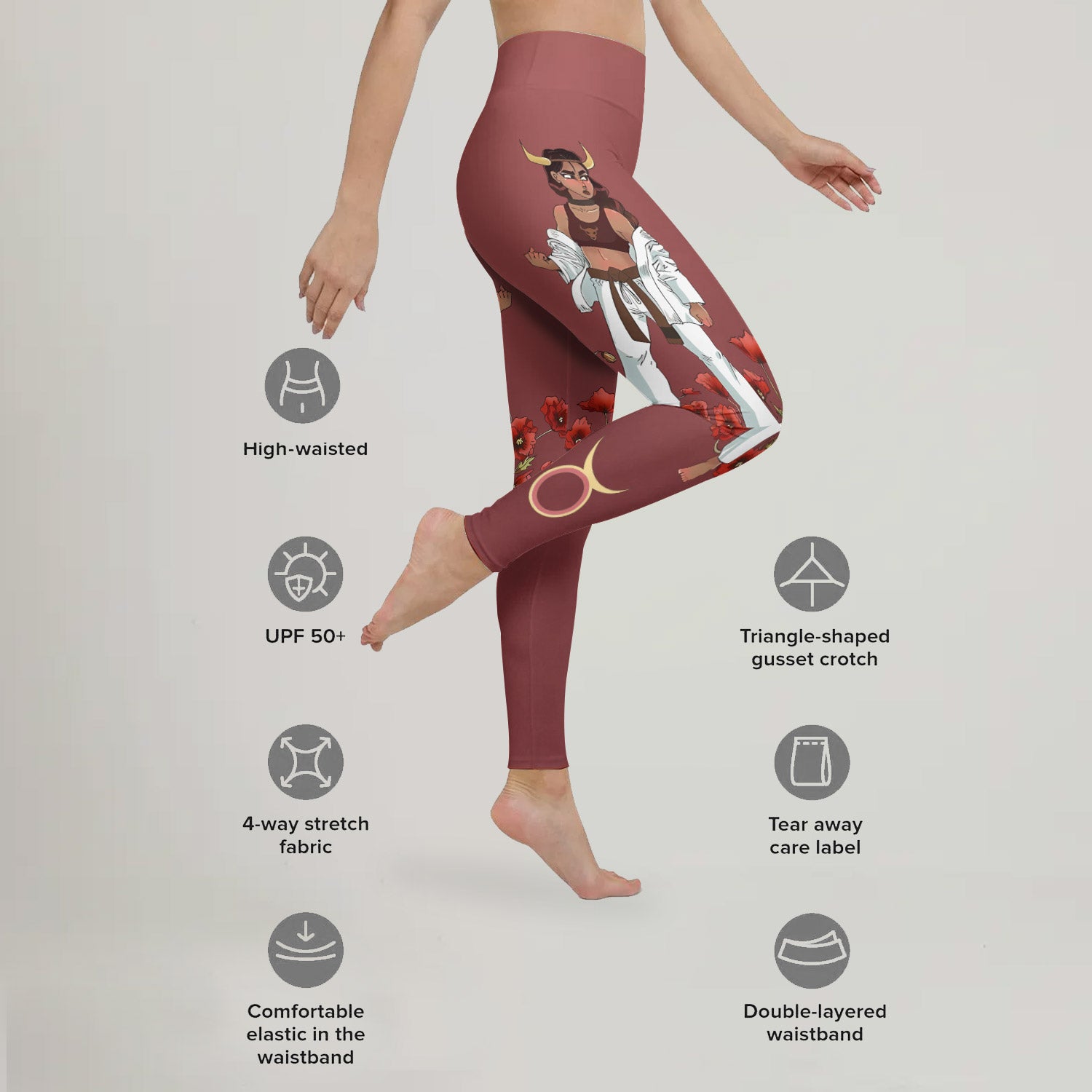 Taurus Zodiac Fighter Leggings