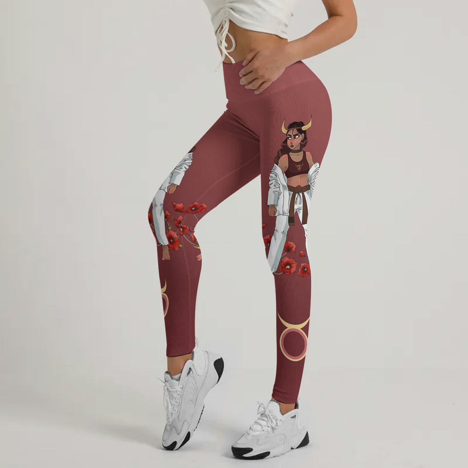 Taurus Zodiac Fighter Leggings