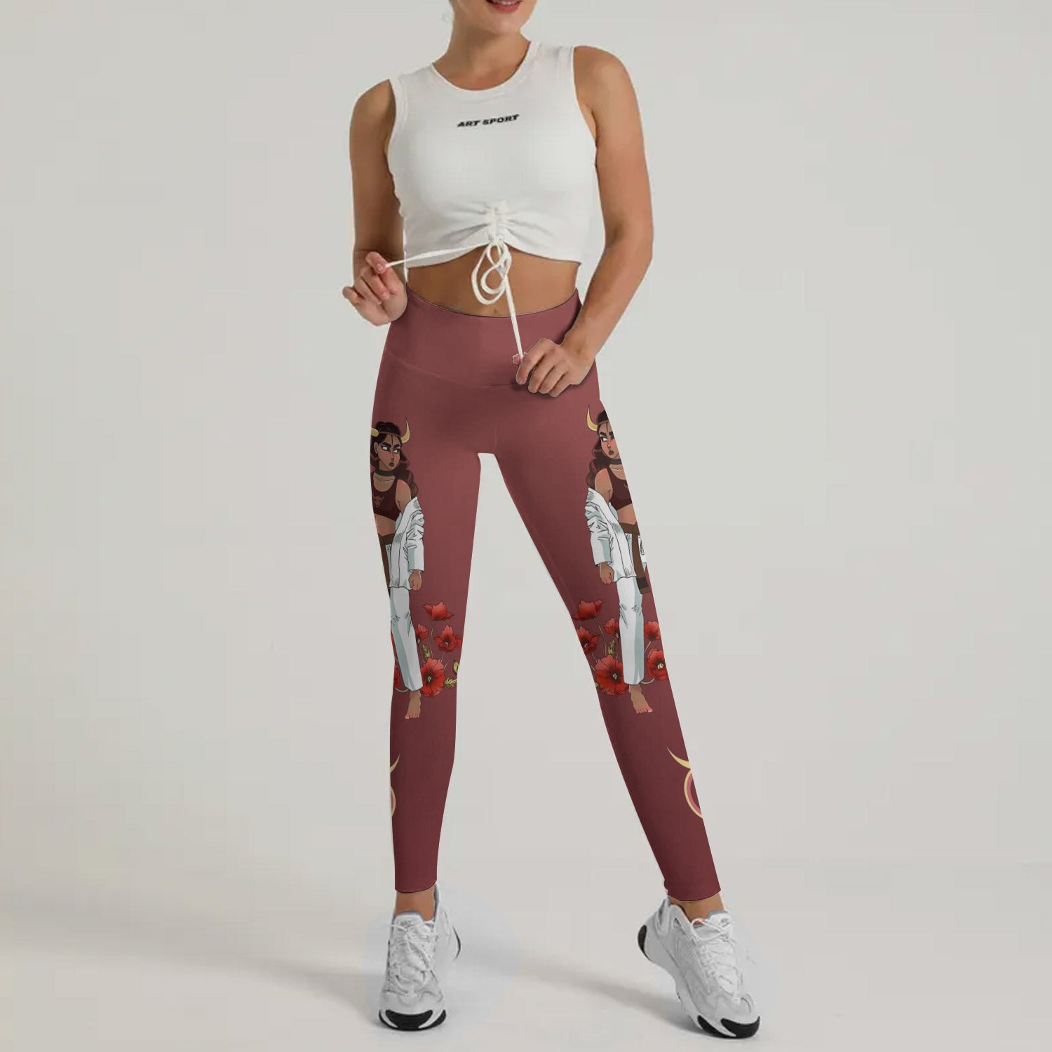 Taurus Zodiac Fighter Leggings