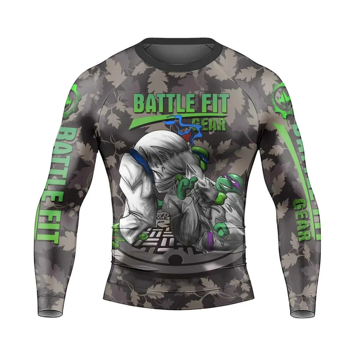 Teenage Mutant Ninja Turtle Men's Long Sleeve Rash Guard