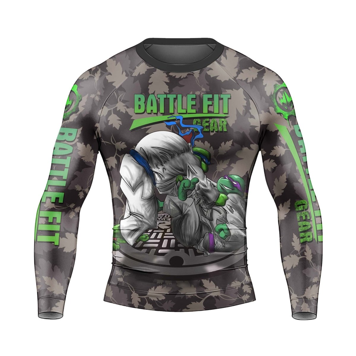 Teenage Mutant Ninja Turtle Men's Long Sleeve Rash Guard - BattleFitGear