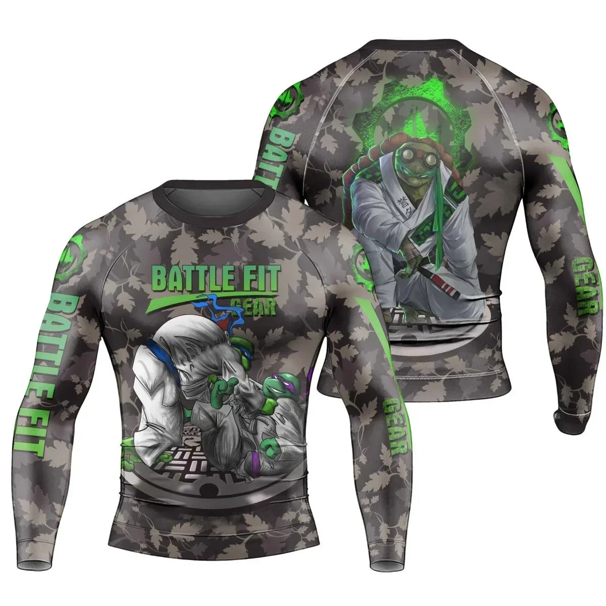 Teenage Mutant Ninja Turtle Men's Long Sleeve Rash Guard