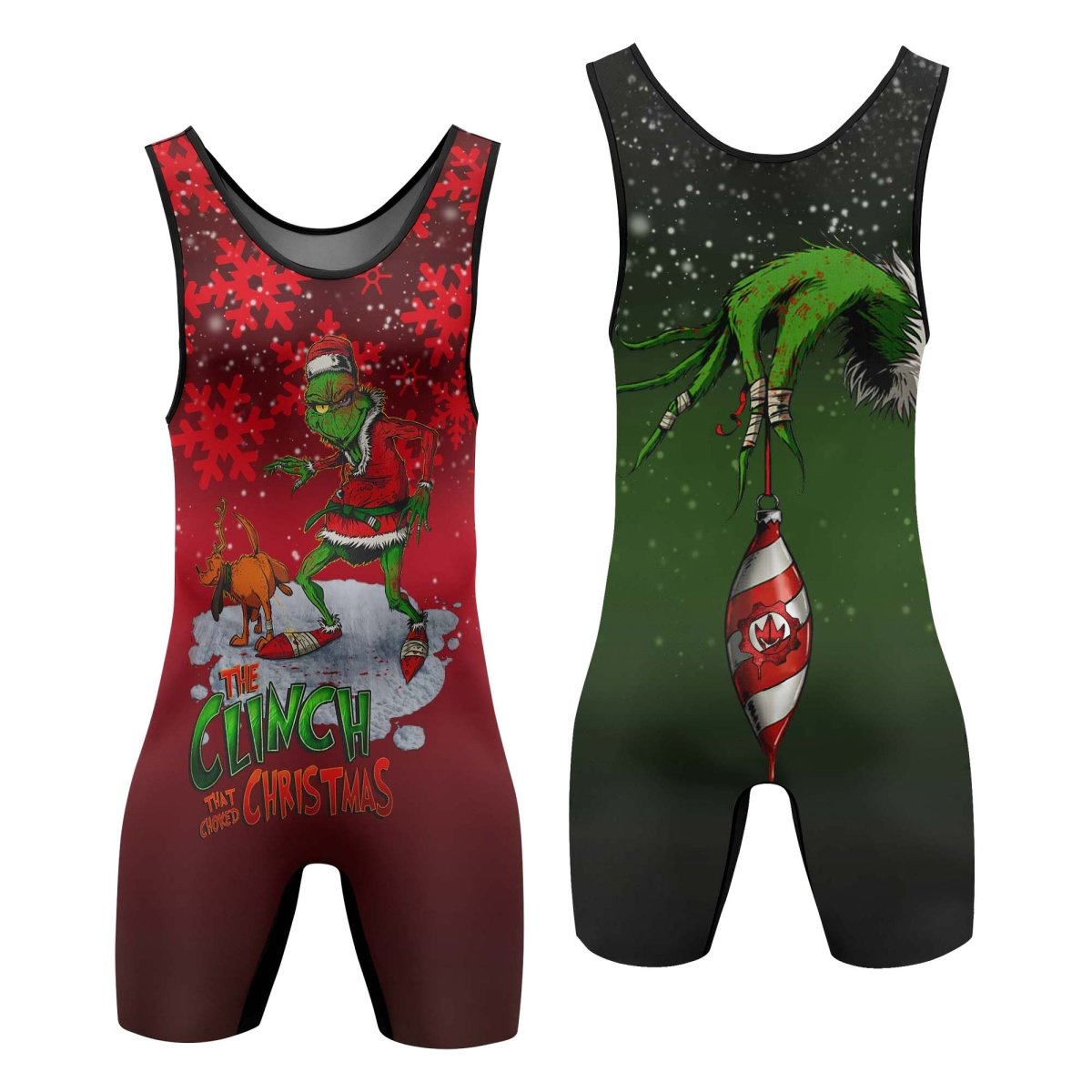 The Clinch Christmas Wrestling Singlets - BattleFitGear