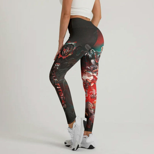 The Horror of Halloween Leggings - BattleFitGear