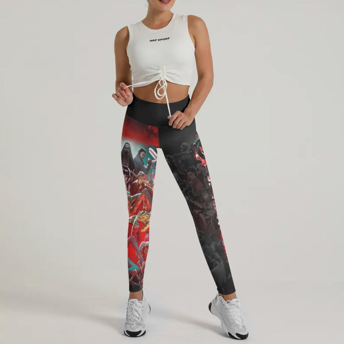 The Horror of Halloween Leggings - BattleFitGear