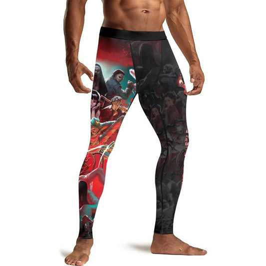 The Horror of Halloween Men's Compression Leggings - BattleFitGear