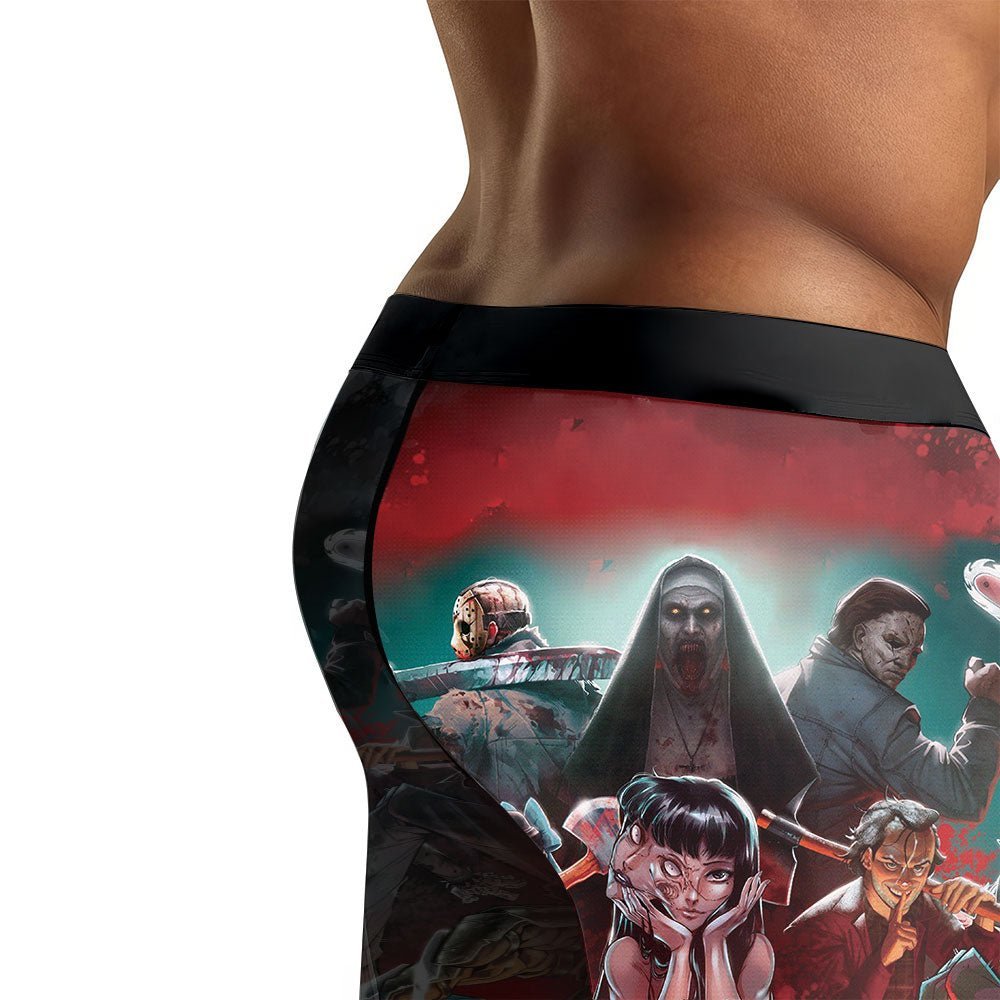 The Horror of Halloween Men's Compression Leggings - BattleFitGear