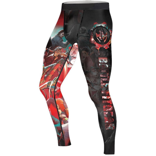 The Horror of Halloween Men's Compression Leggings - BattleFitGear