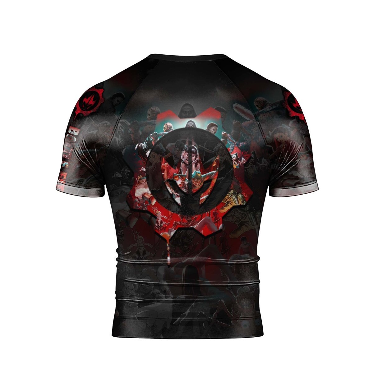 The Horror of Halloween Men's Short Sleeve Rash Guard - BattleFitGear