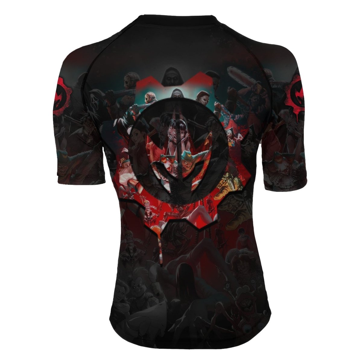 The Horror of Halloween Women's Short Sleeve Rash Guard - BattleFitGear