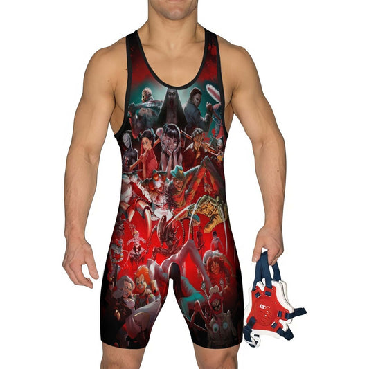 The Horror of Halloween Wrestling Singlets - BattleFitGear