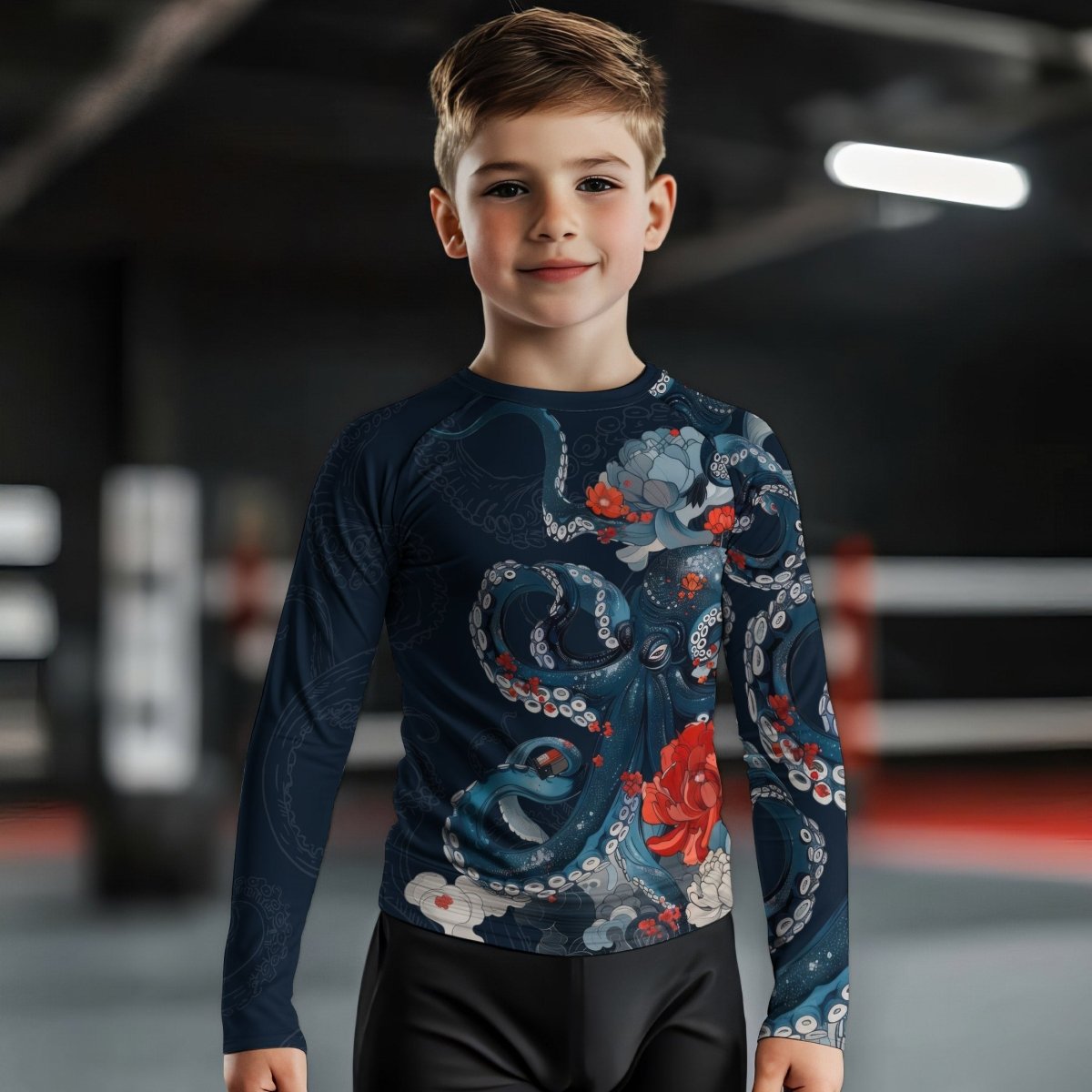 The Kraken's Garden Kids Rash Guard - BattleFitGear