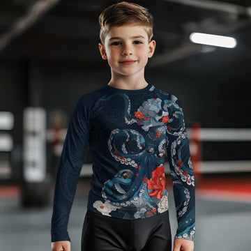 The Kraken's Garden Kids Rash Guard - BattleFitGear