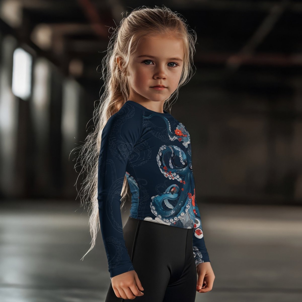 The Kraken's Garden Kids Rash Guard - BattleFitGear