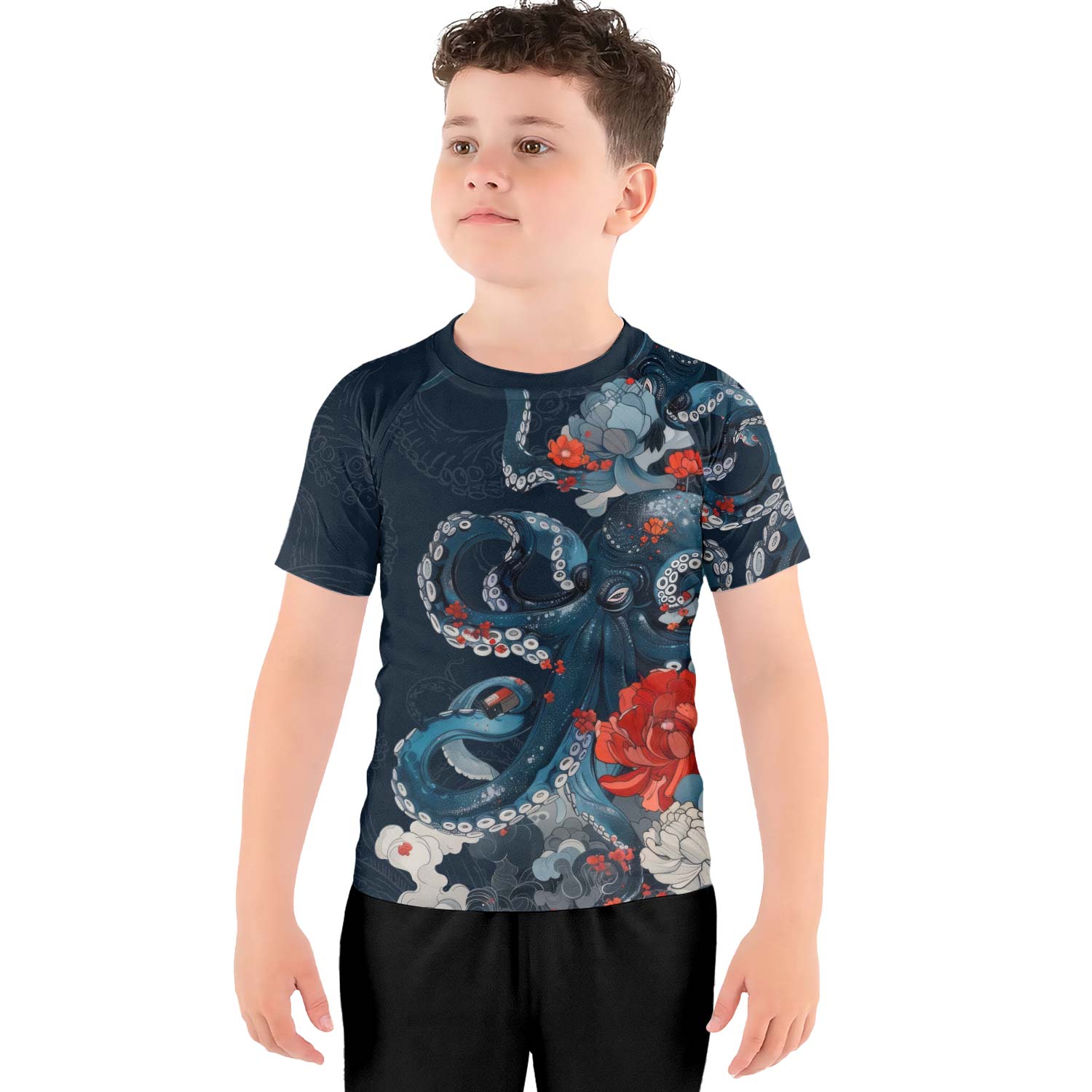 The Kraken's Garden Kids Rash Guard - BattleFitGear