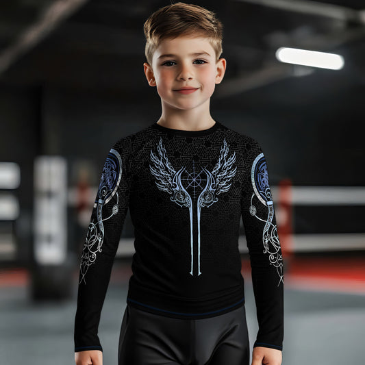 The Valkyries of Valhalla Kids Rash Guard