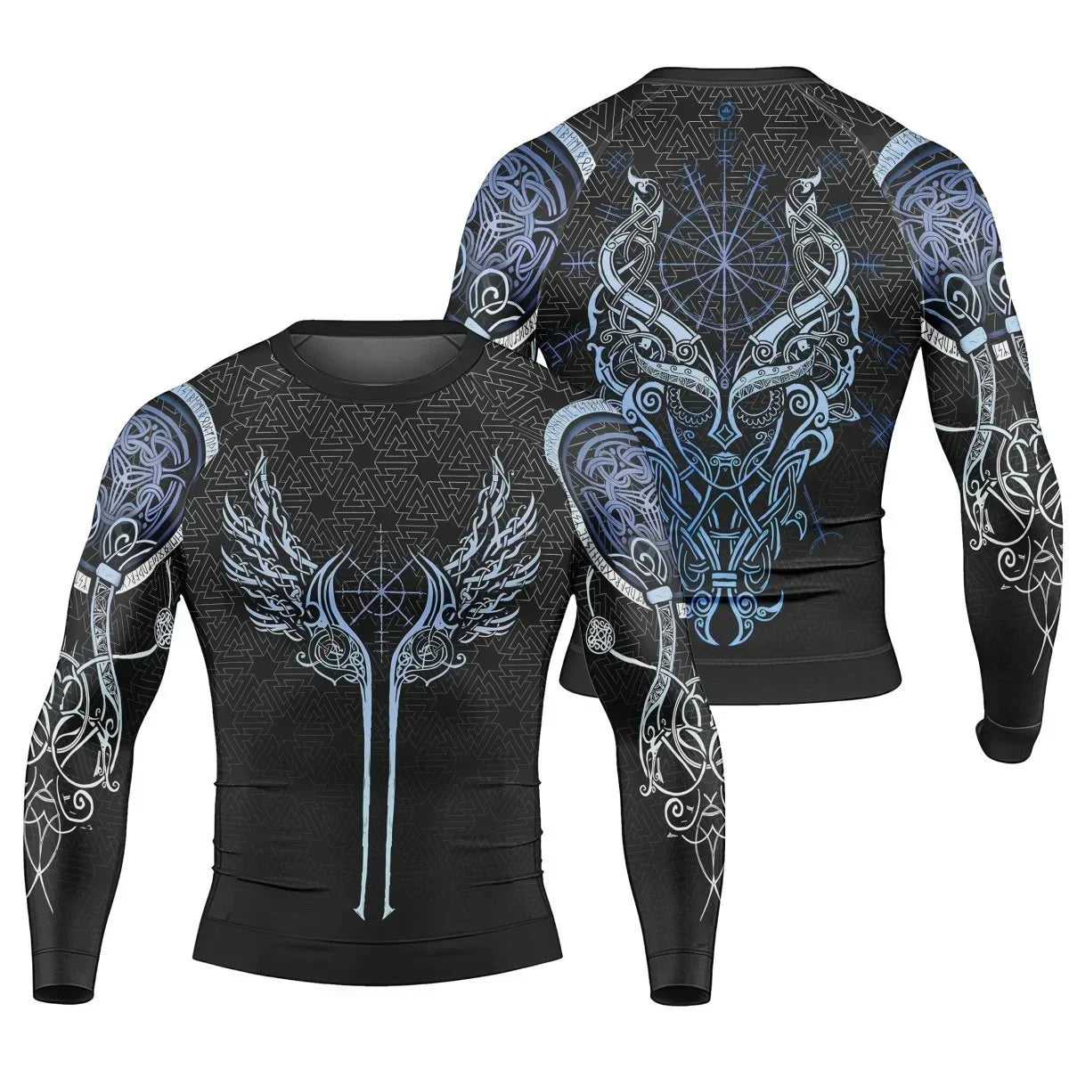 Urban Backwoods Valkyrie Wings Long Sleeve T-Shirt - Premium Cotton, Regular Fit